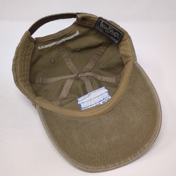 Denali For Dreams Slideback Hat Brown One Size Leather Strap Embroidered - Picture 7 of 9